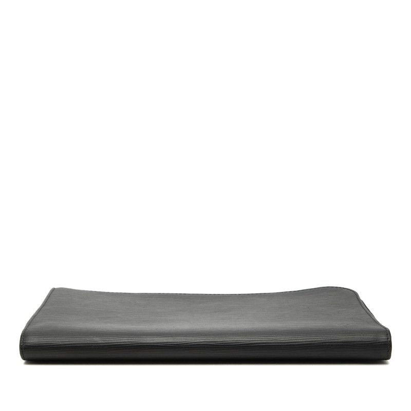 Louis Vuitton Epi Pochette Jour PM Nm2 Clutch Noir Black Leather — view 3