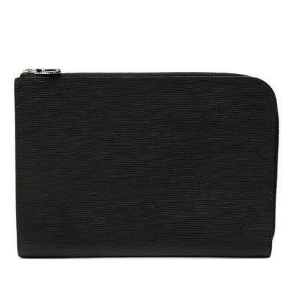 Louis Vuitton Epi Pochette Jour PM Nm2 Clutch Noir Black Leather