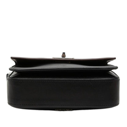 Prada Bicolor 2-Way Shoulder Bag Black Brown Leather — view 3