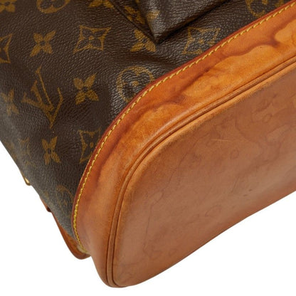 Louis Vuitton Monogram Montsouris GM Backpack Brown Leather — view 5