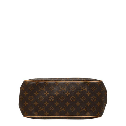 Louis Vuitton Monogram Batignolles Vertical Shoulder Bag Tote Brown Leather — view 3