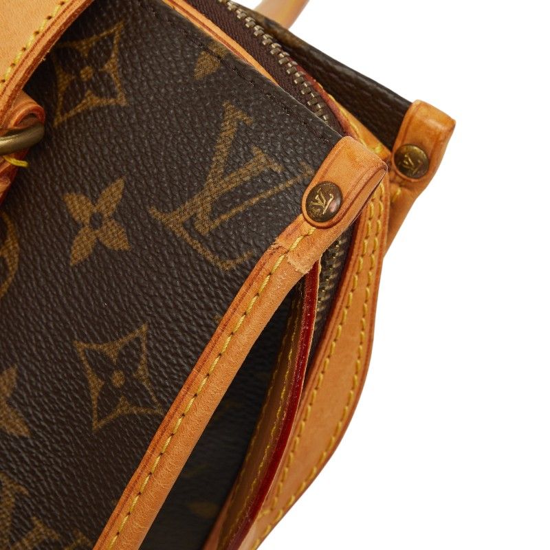 Louis Vuitton Monogram Popincourt Tote Brown Leather — view 8