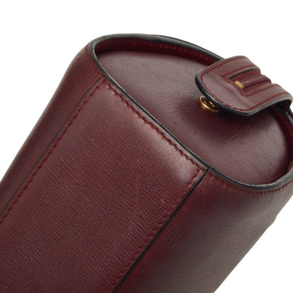 Cartier Must Line Mini Boston Bag 2-Way Bordeaux Wine Red Leather — view 5