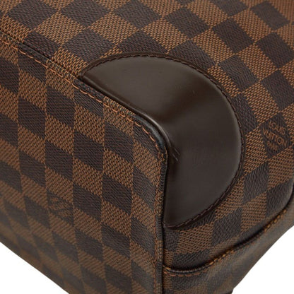 Louis Vuitton Damier Hampstead PM Tote Brown Leather — view 7