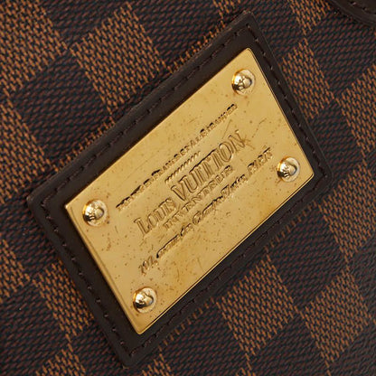 Louis Vuitton Damier Hampstead PM Tote Brown Leather — view 8