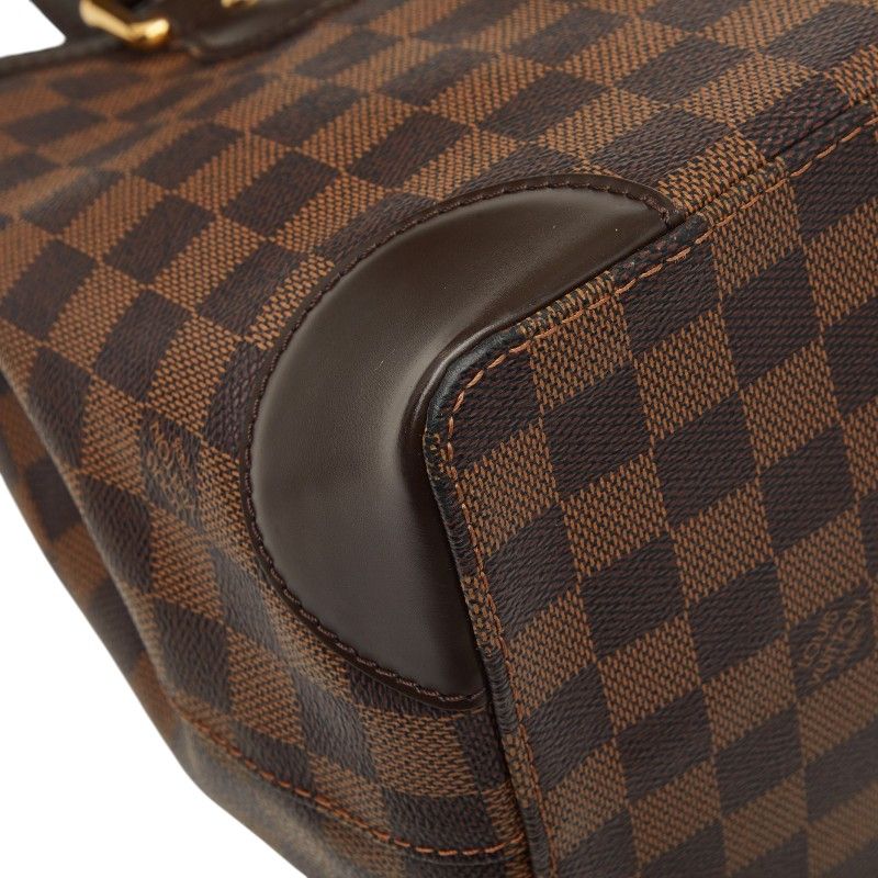 Louis Vuitton Damier Hampstead PM Tote Brown Leather — view 4