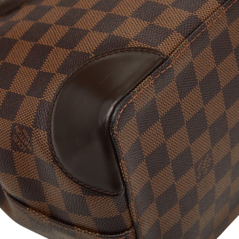 Louis Vuitton Damier Hampstead PM Tote Brown Leather — view 6