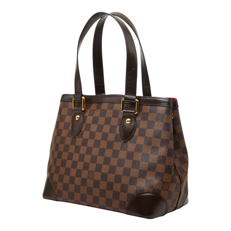Louis Vuitton Damier Hampstead PM Tote Brown Leather — view 2