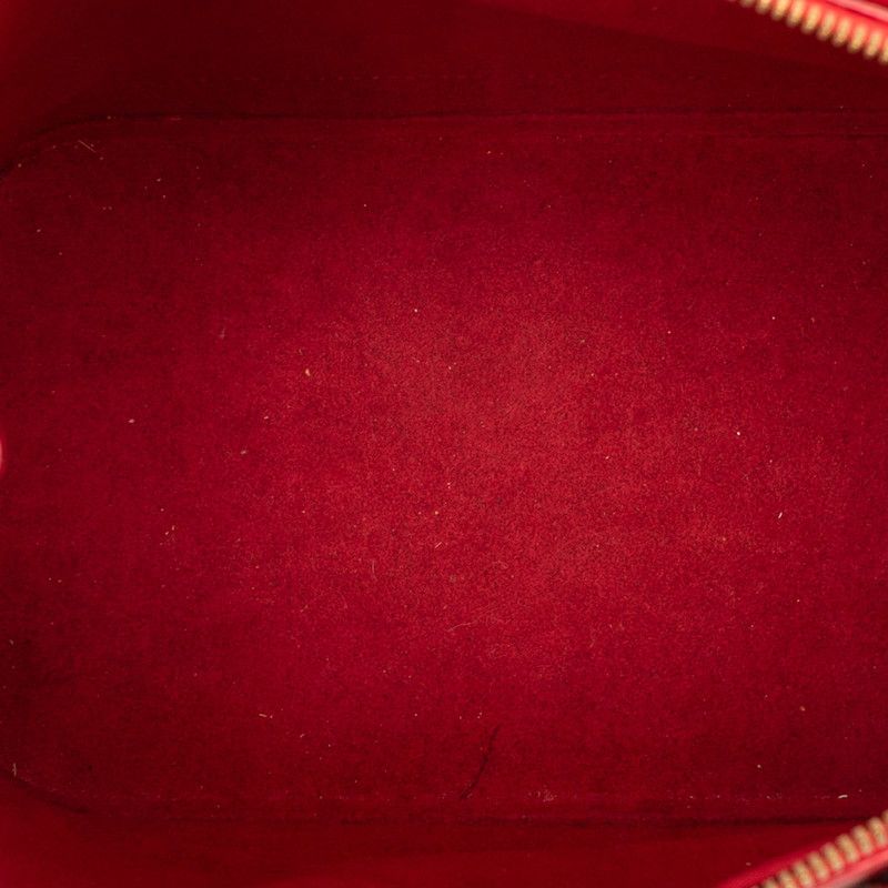 Louis Vuitton Epi Alma 2-Way Shoulder Bag Castilian Red Leather — view 5