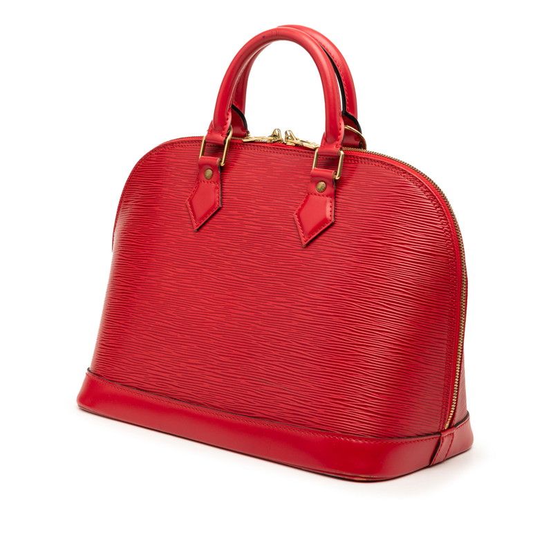 Louis Vuitton Epi Alma 2-Way Shoulder Bag Castilian Red Leather — view 2