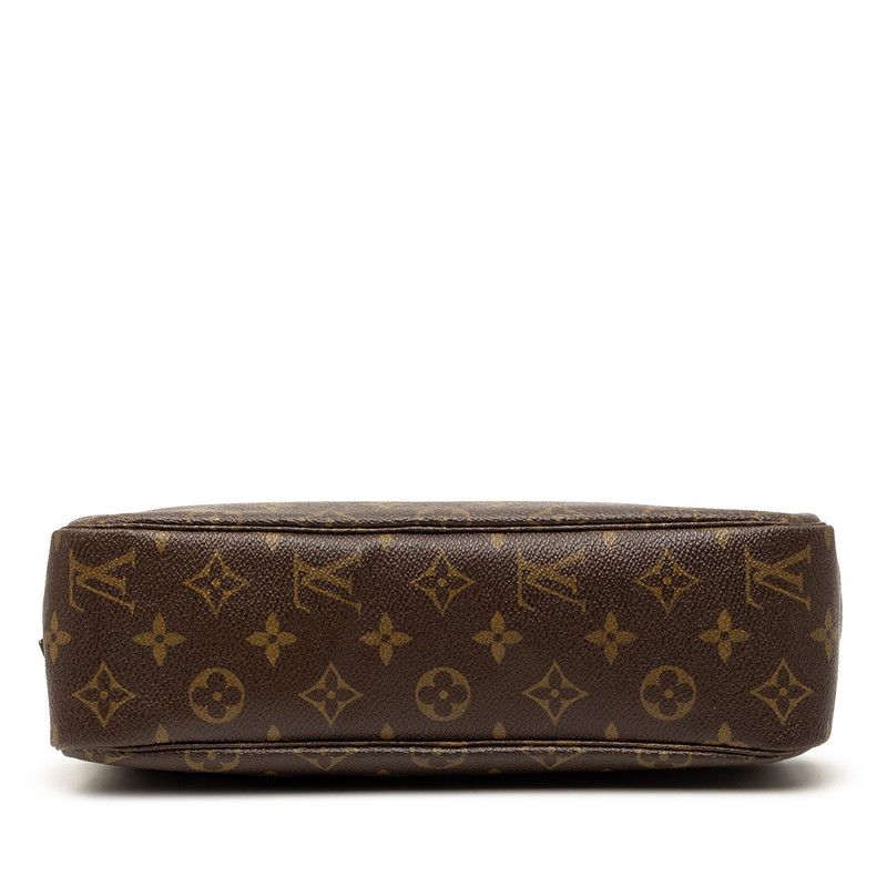 Louis Vuitton Monogram Trousse Toilette 28 Clutch Brown — view 3