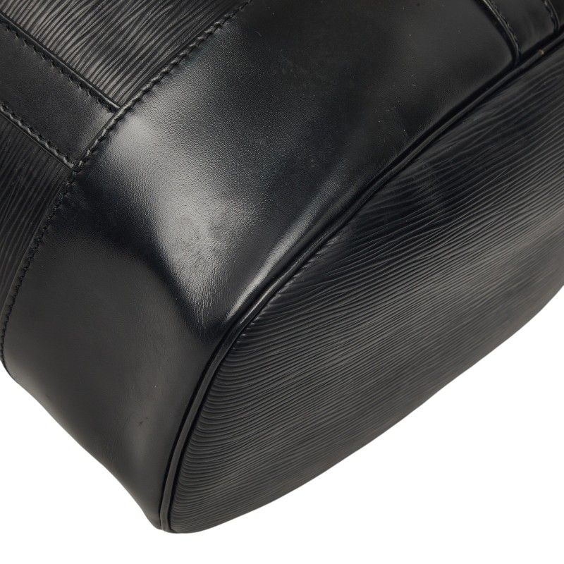 Louis Vuitton Epi Randonnee GM Shoulder Bag Noir Black Leather — view 7