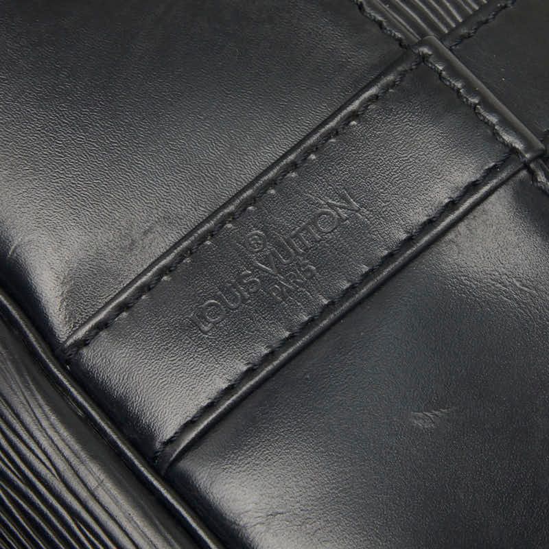 Louis Vuitton Epi Randonnee GM Shoulder Bag Noir Black Leather — view 9