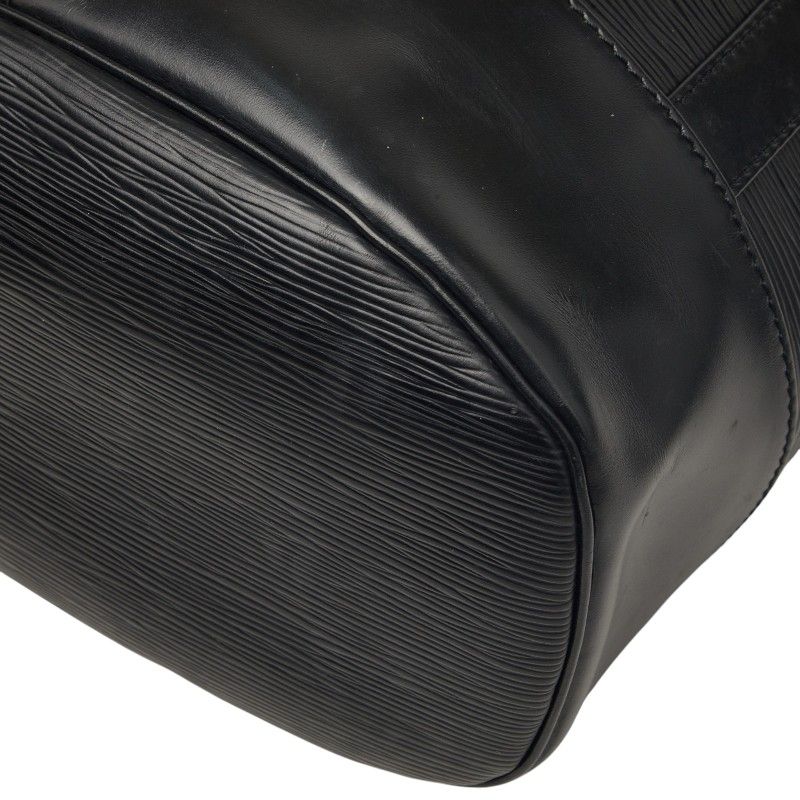 Louis Vuitton Epi Randonnee GM Shoulder Bag Noir Black Leather — view 4