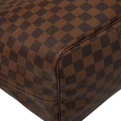 Louis Vuitton Damier Neverfull GM Tote Shoulder Bag Brown Leather — view 5