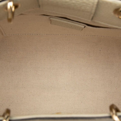 Gucci Bamboo 2-Way Shoulder Bag White Leather — view 4