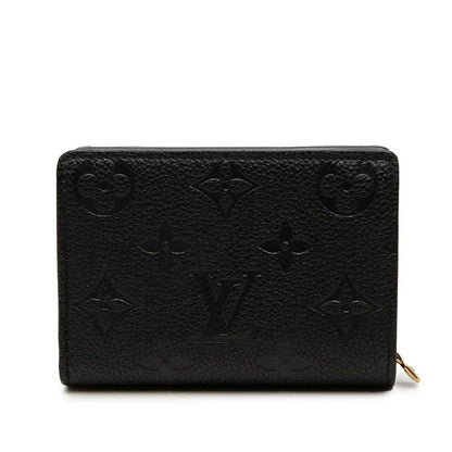 Louis Vuitton Monogram Empreinte Portefeuille Bifold Wallet Noir Black Leather