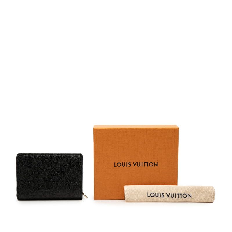 Louis Vuitton Monogram Empreinte Portefeuille Bifold Wallet Noir Black Leather — view 7