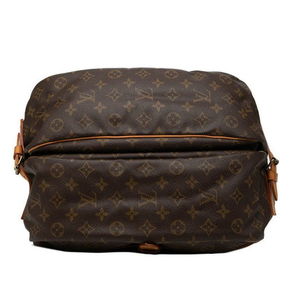 Louis Vuitton Monogram Saumur 35 Crossbody Shoulder Bag Brown Leather — view 3