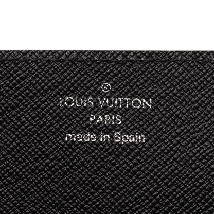 Louis Vuitton Taiga Envelope Carte de Visite Card Case Noir Black Leather — view 6