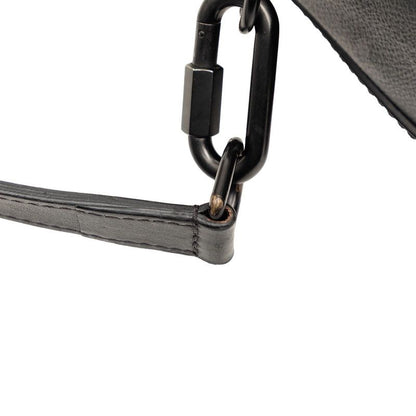 Louis Vuitton Monogram Eclipse Soft Trunk Crossbody Shoulder Bag Black Gray — view 4