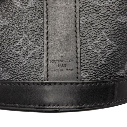 Louis Vuitton Monogram Eclipse Envelope Pouch Shoulder Bag Black Gray Leather — view 5