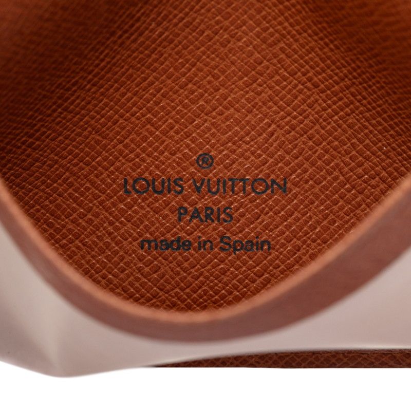 Louis Vuitton Monogram Porto 2 Cult Vertical Card Case Fixed Era Brown Leather — view 5