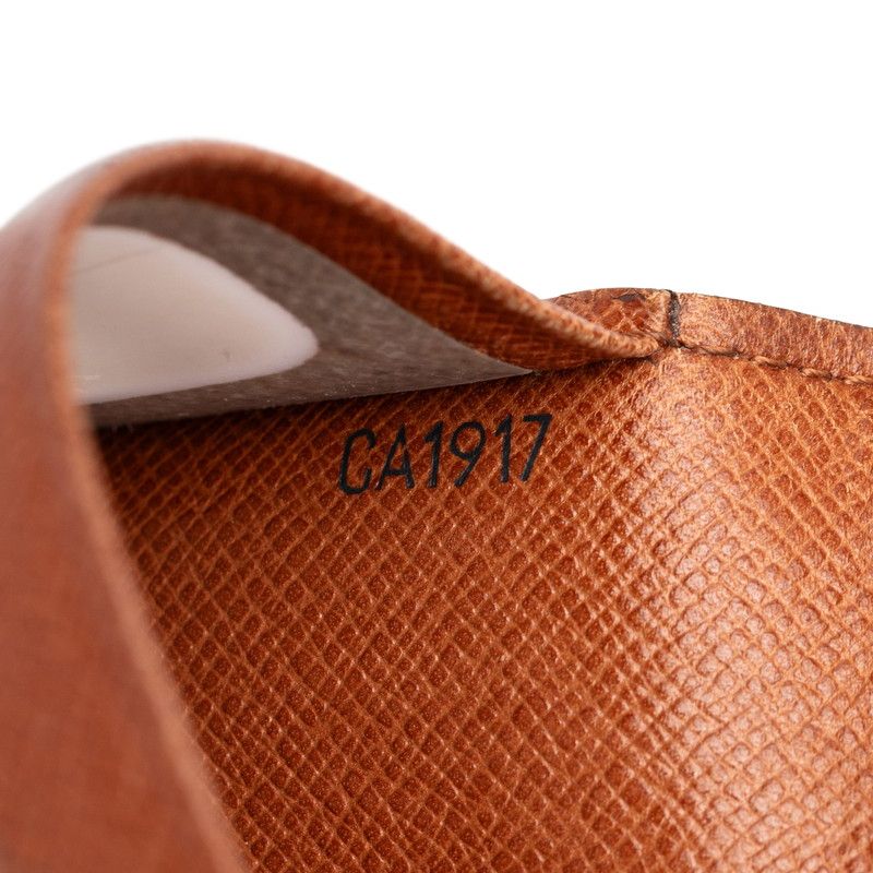 Louis Vuitton Monogram Porto 2 Cult Vertical Card Case Fixed Era Brown Leather — view 6