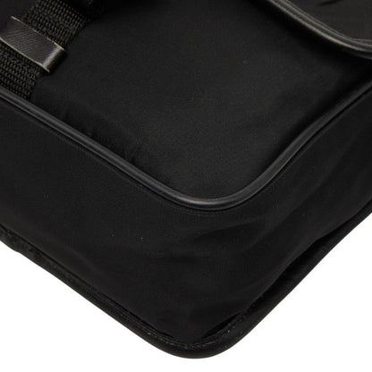 Prada Crossbody Shoulder Bag Black Nylon — view 4