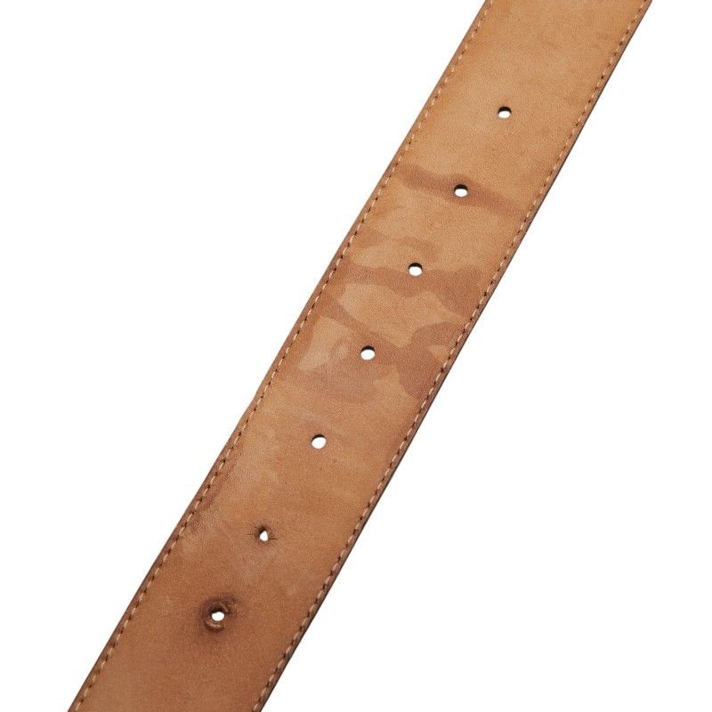 Gucci Interlocking Guccissima 95 38 Brown Leather 1- Belt — view 6