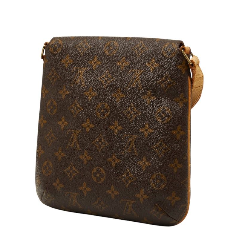Louis Vuitton Monogram Musette Salsa Short Shoulder Bag Brown Leather — view 2