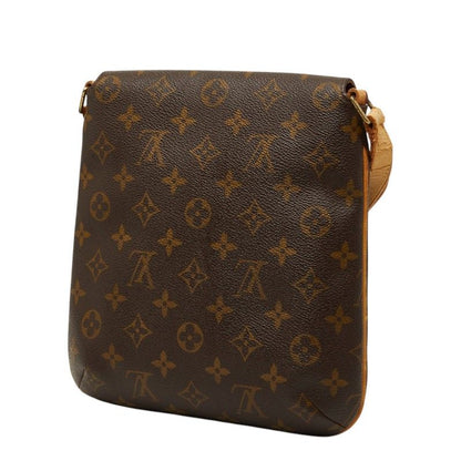 Louis Vuitton Monogram Musette Salsa Short Shoulder Bag Brown Leather — view 2