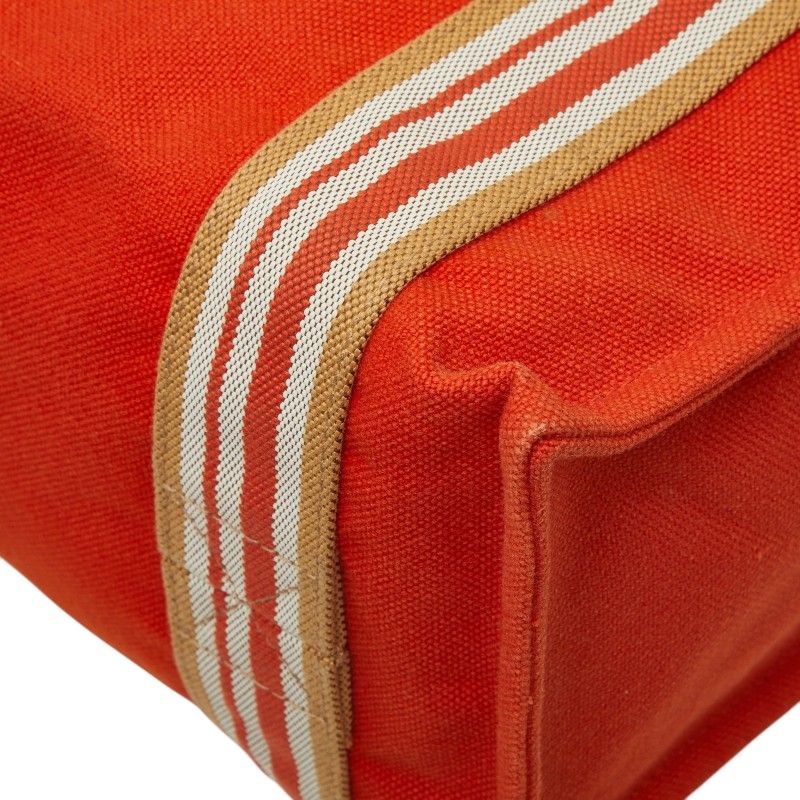 Hermes Sac Doplage Nomade PM Tote Orange Multicolor Canvas — view 6