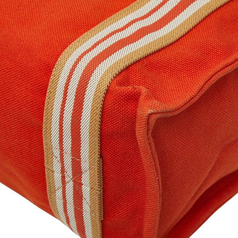 Hermes Sac Doplage Nomade PM Tote Orange Multicolor Canvas — view 4