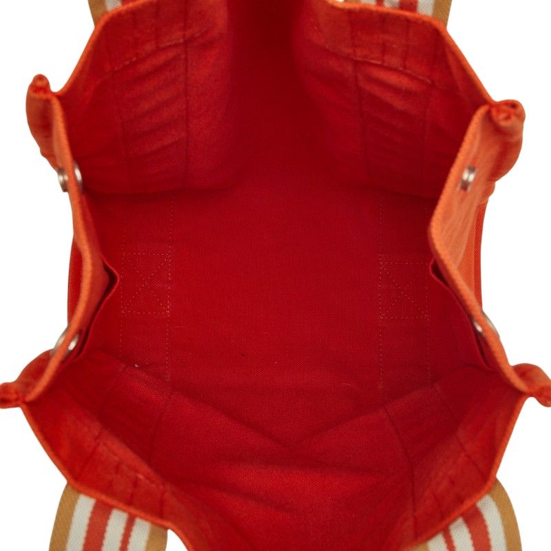 Hermes Sac Doplage Nomade PM Tote Orange Multicolor Canvas — view 8