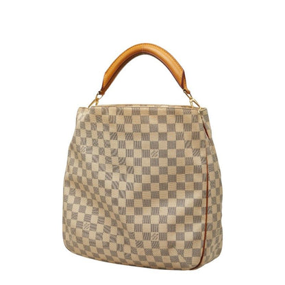 Louis Vuitton Damier Azur Sophie 2-Way Shoulder Bag White Leather — view 2
