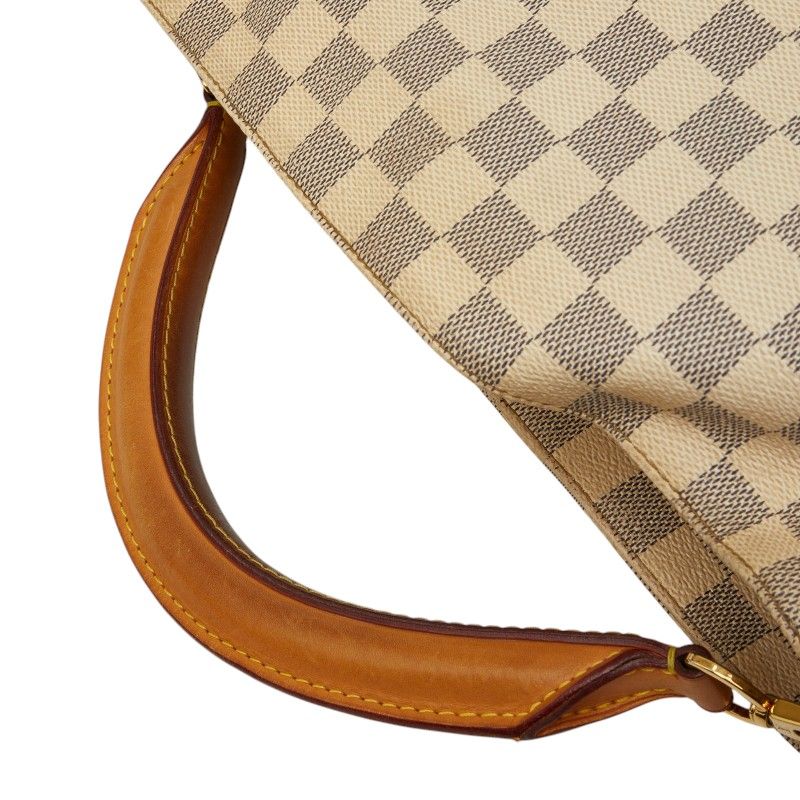 Louis Vuitton Damier Azur Sophie 2-Way Shoulder Bag White Leather — view 9