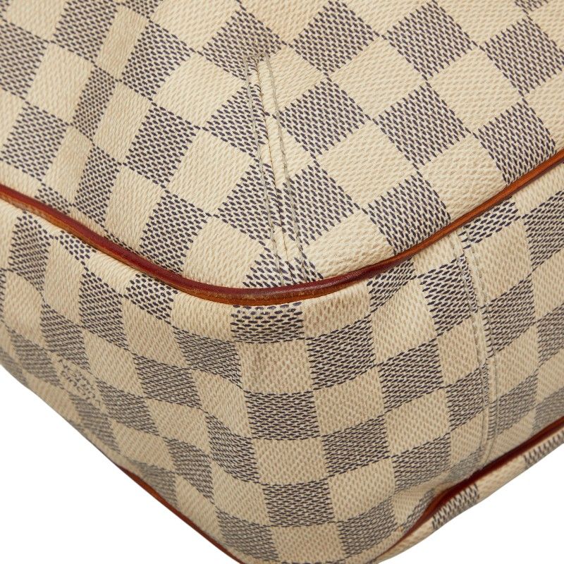 Louis Vuitton Damier Azur Sophie 2-Way Shoulder Bag White Leather — view 5