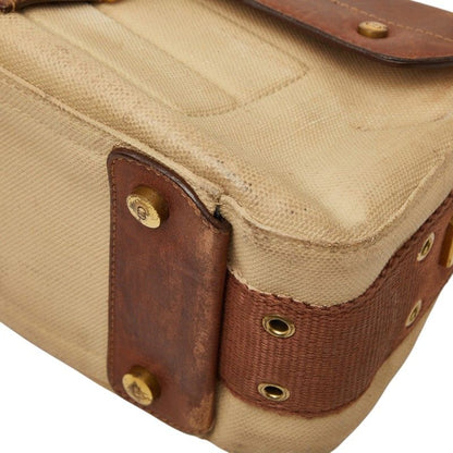 Dior Street Chic Shoulder Bag Beige Brown Leather — view 4