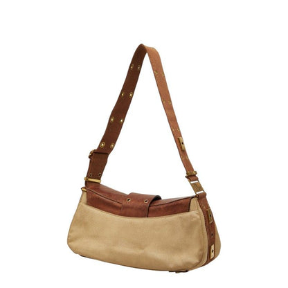 Dior Street Chic Shoulder Bag Beige Brown Leather — view 2