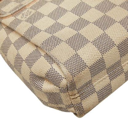 Louis Vuitton Damier Azur Croisette 2-Way Shoulder Bag White Leather — view 7