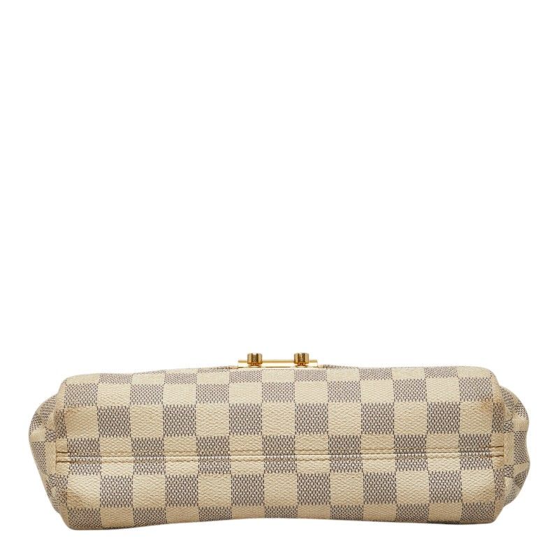 Louis Vuitton Damier Azur Croisette 2-Way Shoulder Bag White Leather — view 3