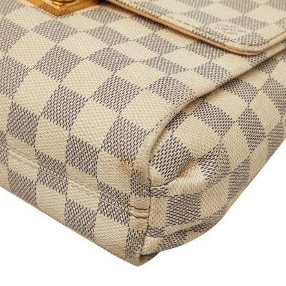 Louis Vuitton Damier Azur Croisette 2-Way Shoulder Bag White Leather — view 4