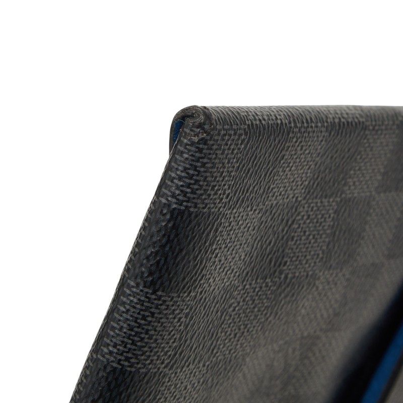 Louis Vuitton Damier Graphite Alpha Triple Pouch Set of 3 Clutch Black Leather — view 6