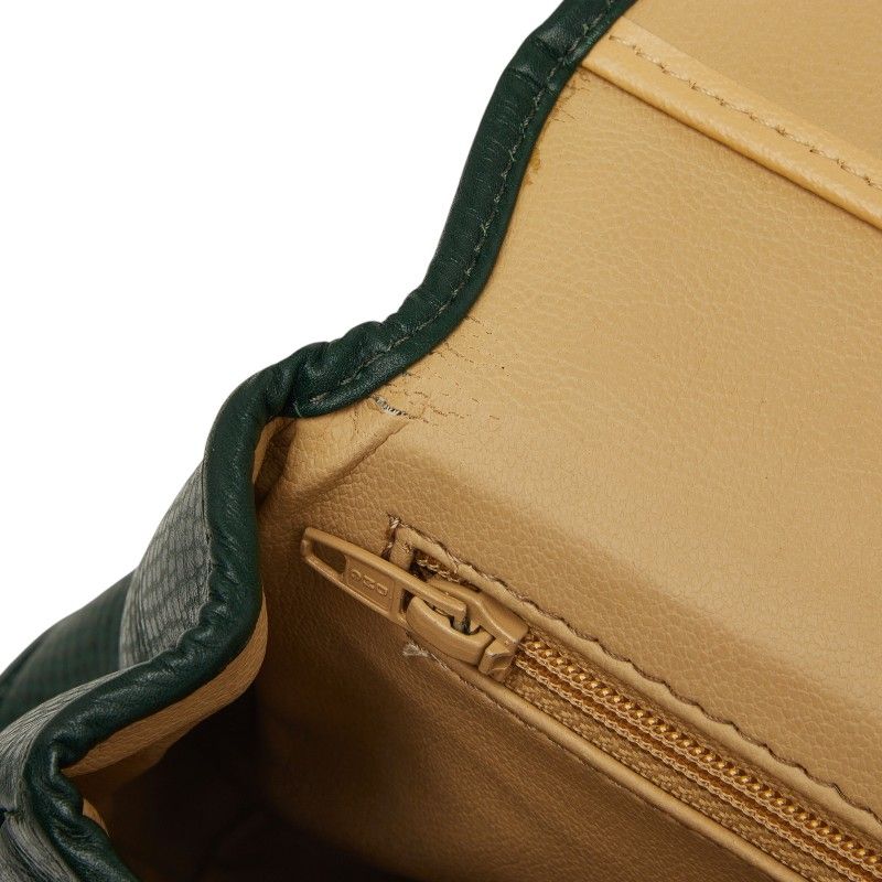 Dior 2-Way Shoulder Bag Green Leather — view 8