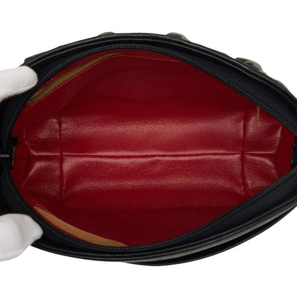 Dior Crossbody Shoulder Bag Black Leather — view 7