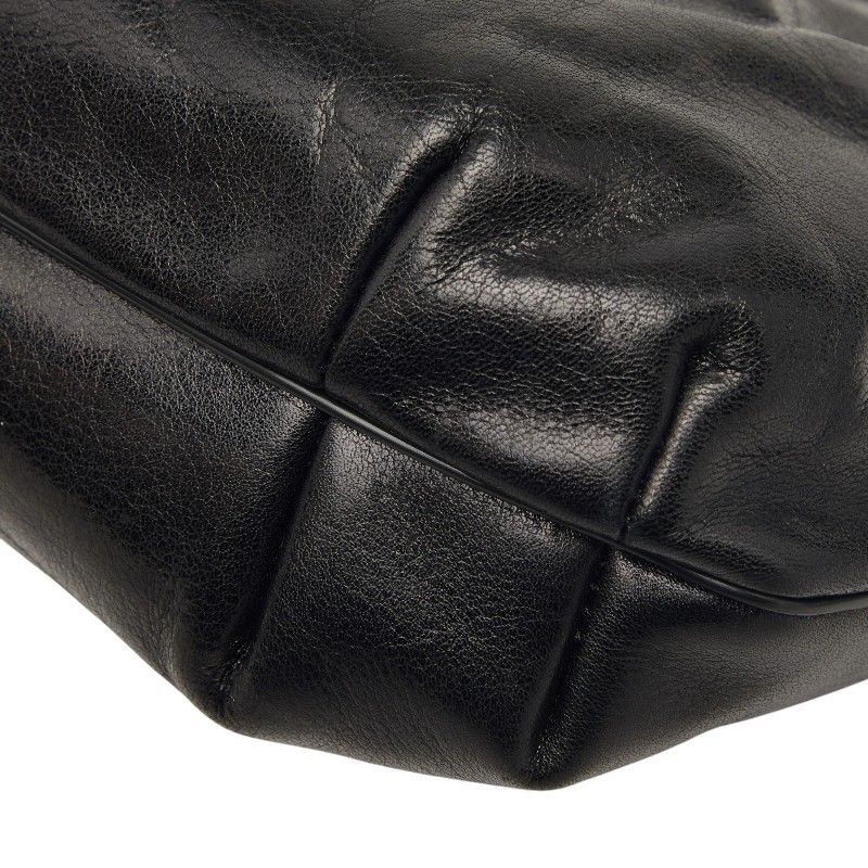 Dior Crossbody Shoulder Bag Black Leather — view 4