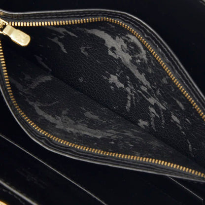 Louis Vuitton Epi Capuchin Shoulder Bag Black Noir Leather — view 9