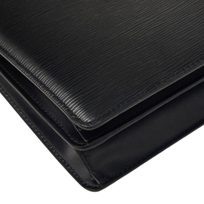 Louis Vuitton Epi Capuchin Shoulder Bag Black Noir Leather — view 5