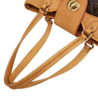 Louis Vuitton Monogram Boetie MM Tote Brown Leather — view 8